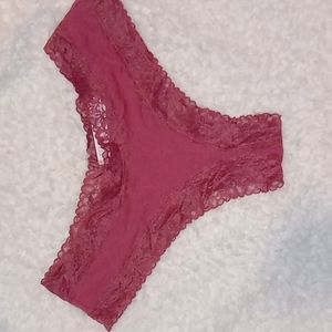NWT Victoria Secret Stretch Cotton Lace-trim Cheeky / Cheeky Panty Size XL